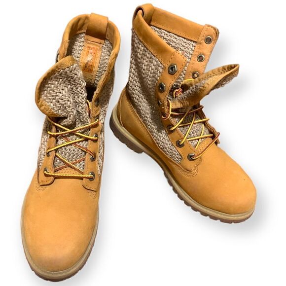 TIMBERLAND boots with Burlap Woven Accents |Size: US7| - Picture 7 of 7